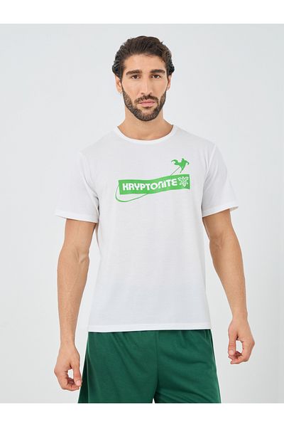 Styli Superman Slogan Print T-Shirt and Shorts Set