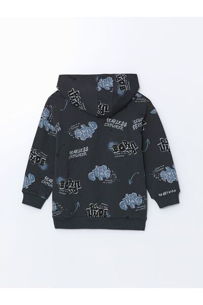 LC Waikiki Hooded Boys' Sweastshirt and Sweatpants Bottom 2-Piece