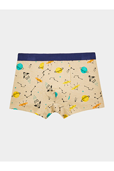 Styli Boys Pack of 4 - Printed Briefs with Contrast Waistband