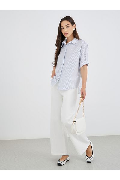 Styli Striped Regular Fit Short Sleeve Shirt