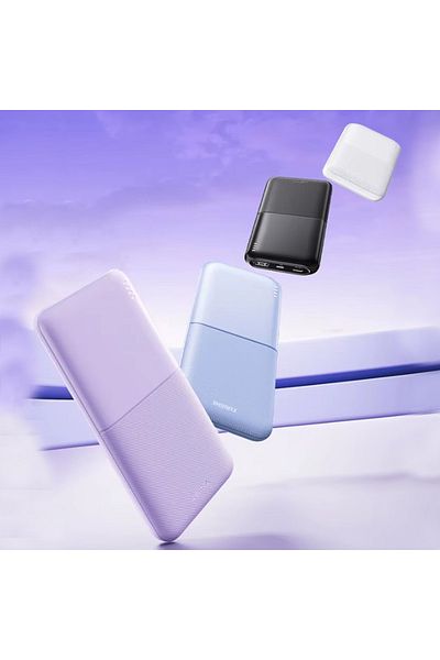 REDz Accessories Powerbank Remax RPP-23, Battery 10,000mAh, USB + Type-C, LED indicator, White