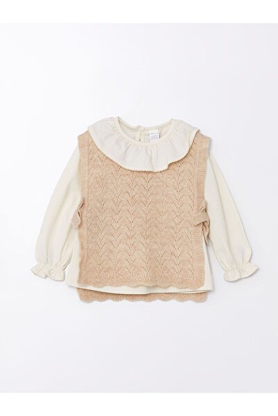 LC Waikiki Lcw Kids Crew Neck Patterned Girl's 3-Piece Set