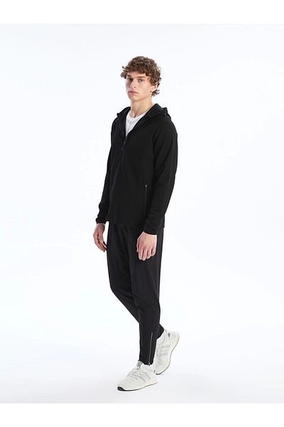 LC Waikiki Ανδρικό αθλητικό παντελόνι XSIDE ACTIVE Black Slim Fit