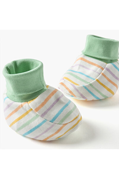Juniors Striped Booties
