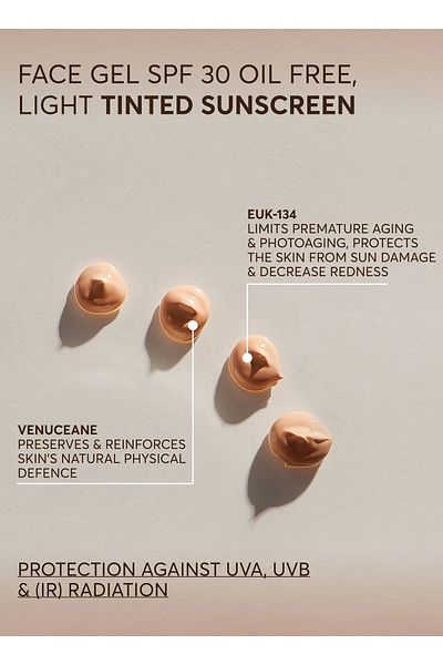 Juliette Armand Sunfilm Face Gel SPF30 High Protection Light Tinted Sunscreen Non-Oily Formula for All Skin Types
