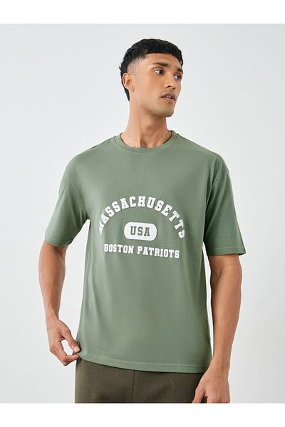 Styli Slogan Print Crew Neck T-Shirt
