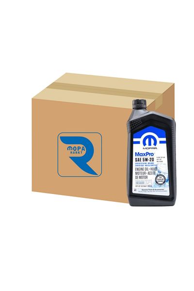 Mopar Pack of 12 American Engine Oil 5W-20 بكج 12 علبة زيت موبار امريكي