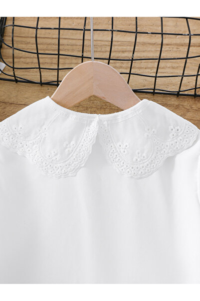 Take Two By Styli Solid Peter Pan Collar Buttoned Shirt