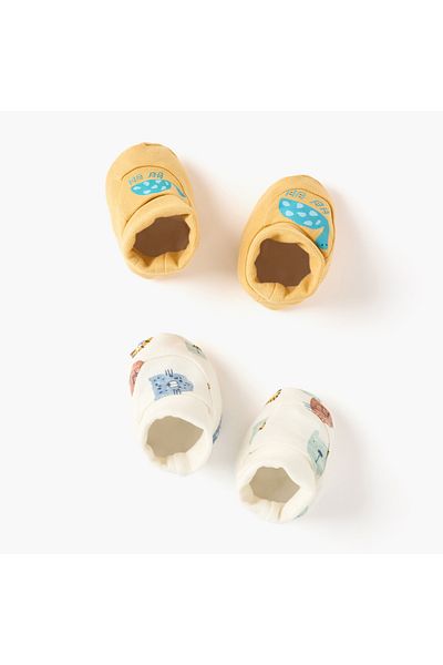 Juniors Animal Print Booties - Set of 2