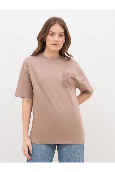 Styli Graphic Print Oversized T-Shirt