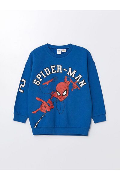 LC Waikiki Lcw Kids Crew Neck Spider-Man Printed Boys Tracksuit Set