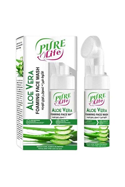 Pure Life Cosmetics غسول الوجه الرغوي بيور لايف بخلاصة الصبار 150 مل