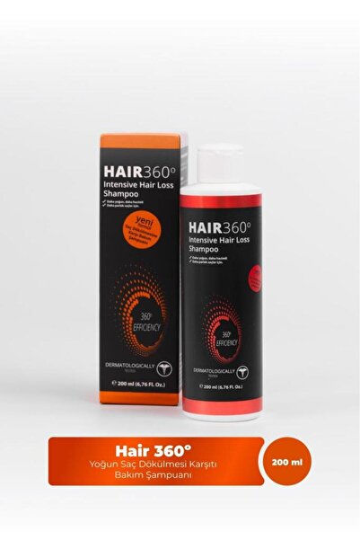 KRCDerma شامبو كي آر سي ديرما هير 360 المكثف لتساقط الشعر 200 مل