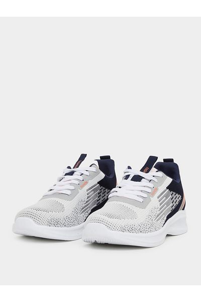 Styli Printed Lace Up Sneakers