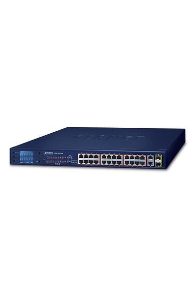 HP Planet FGSW-2622VHP cu 24 de porturi, 10/100TX, 802.3at