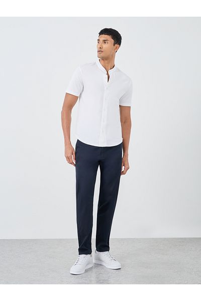 Styli Regular Fit Cotton Knit Short Sleeve Shirt