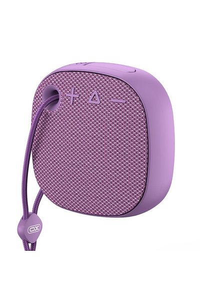 REDz Accessories Portable Speaker XO-F56, 6 Hours Battery Life, 1200mAh, BT 5.3, TF Card and Type-C, Cord, Purple
