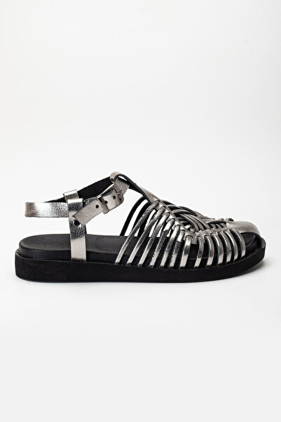 brawerlife Women's Braided Hundred Percent Leather Orthopedic Comfortable and Stylish Sandal