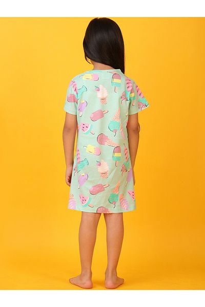 Anthrilo By Styli Ice Cream Print Mini Night Dress