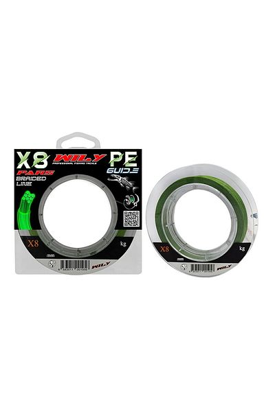 Wily Pars 8X Fishing Line 0,14mm 300 Mt Green