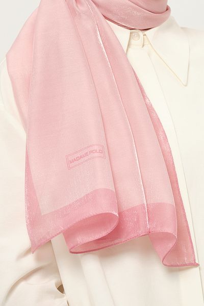 Madame Polo Amber Printed Shawl Multicolored Wrinkle-Free Fabric 75X180 cm