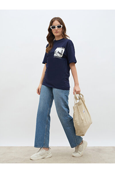 Styli Graphic Print Oversized T-Shirt