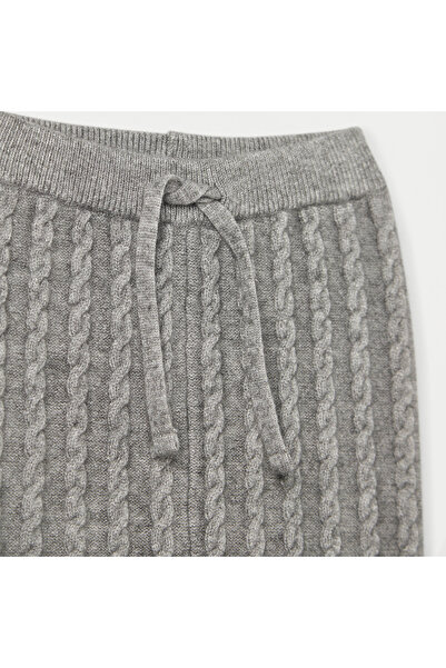 Juniors Textured Pants with Drawstring Closure