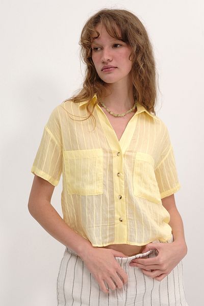 Addax Double Pocket Short Sleeve Shirt G2110