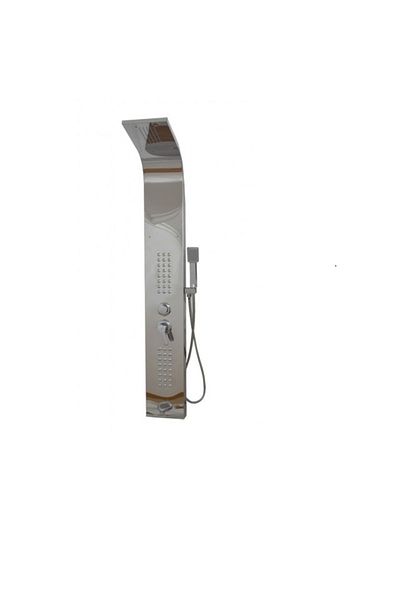 Trendy's Trendy 4-function stainless steel hydromassage shower panel, glossy chrome