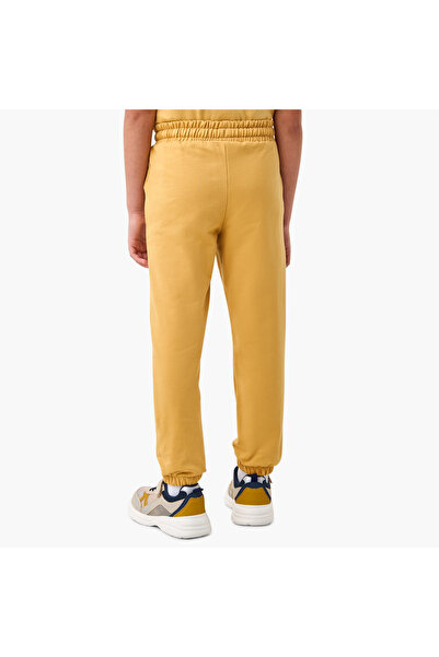 Juniors Applique Detail Joggers with Drawstring Closure and Pockets