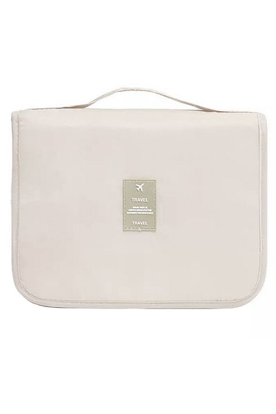 Aptel Geanta cosmetice pentru calatorii, crem, 21.5x24x8 cm