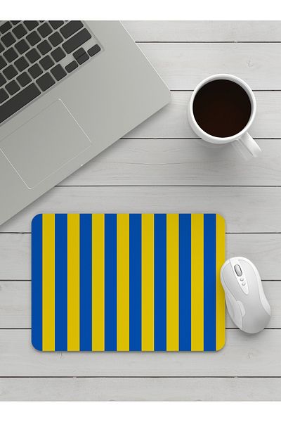 HobiShop Yellow Blue Mousepad