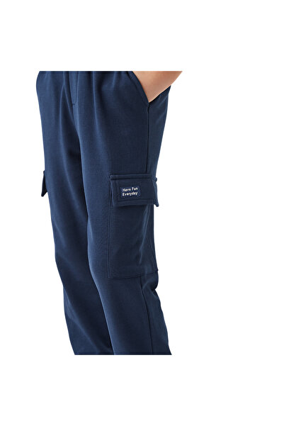 Juniors Applique Detail Joggers with Drawstring Closure and Pockets