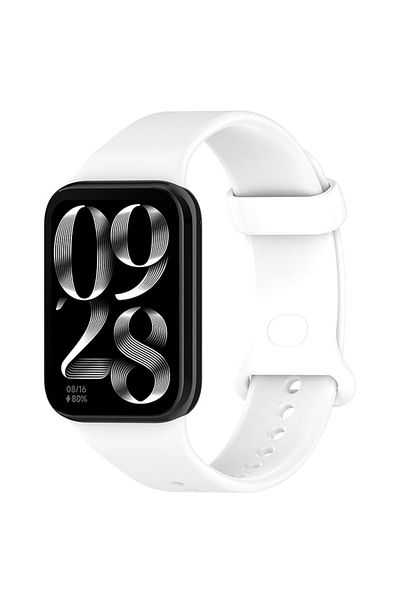 REDz Accessories Sport Strap for Xiaomi Mi Band 8 Pro / Band 9 Pro / RedMi Watch 4, Adjustable, Silicone, White