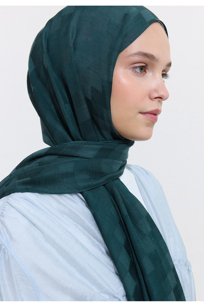 Freshscarfs Nori̇ Silk Jacquard Shal Oil