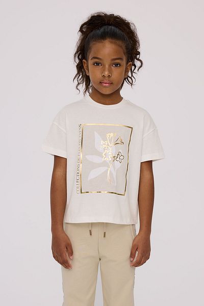 Tyess Girl Ecru Tshirt