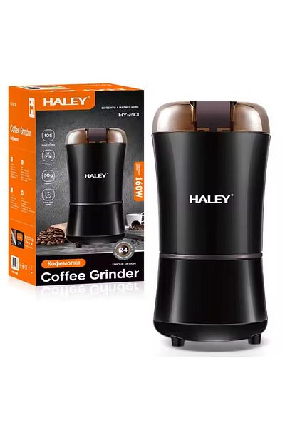HALEY Electric Coffee Grinder, HALEY, with 4 Blades, Performance and Elegant Design
