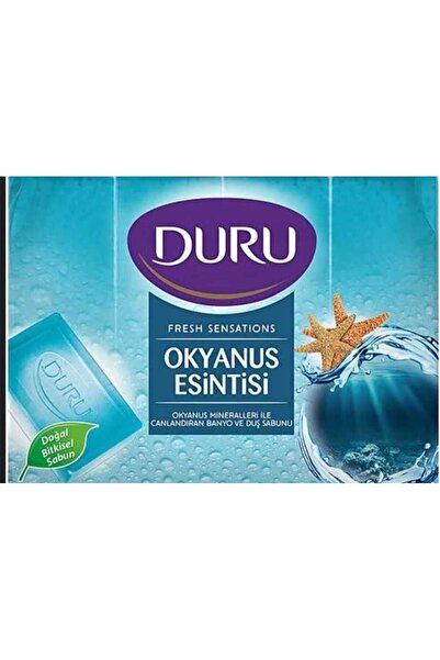 Duru صابون الاستحمام الصلب من فريش سينسيشن أوشن بريز، 4 عبوات - نفس البحر الم...