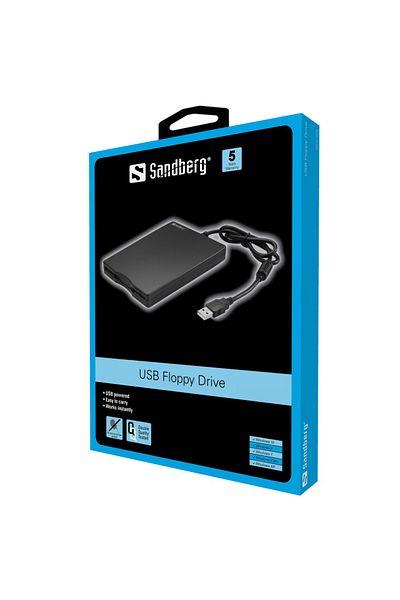Sandberg Napęd dyskietek USB Floppy Drive 133-50