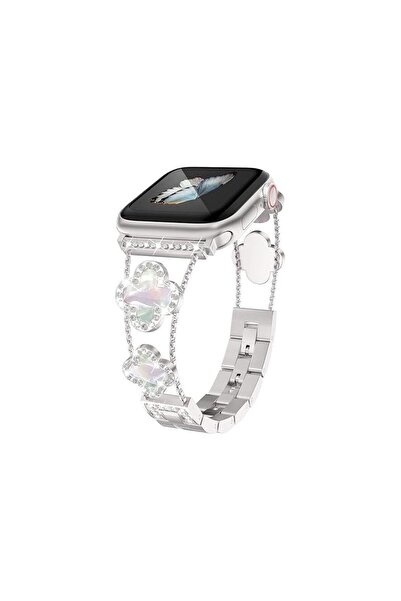 Alstrap Apple Watch 11-10 42mm 7 8 9 41mm 4 5 6 Se 40mm 1 2 3 38mmUyumlu Taş ...
