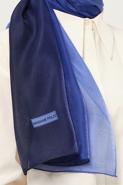 Madame Polo Amber Gradient Shawl Multicolored Wrinkle-Free Fabric
