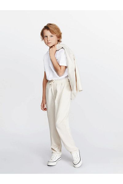 LC Waikiki Lcw Kids White Judge Collar Boy's Shirt