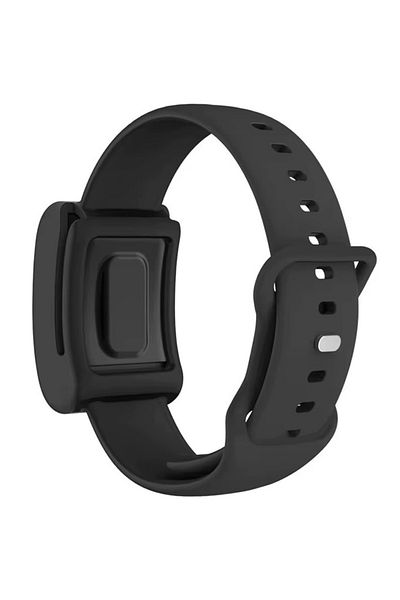 REDz Accessories Fitness Strap for Whoop, Adjustable with Button, Soft Silicone, Black