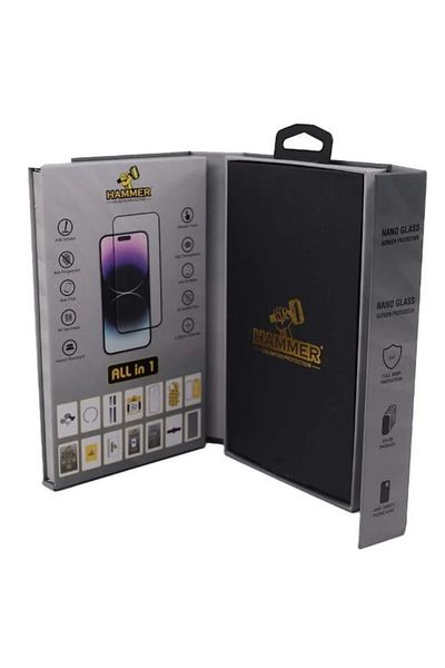 Hammer Hammer Complete Protection Package for iPhone 14 Pro, 14 in 1, to fully protect the phone with a screen protector