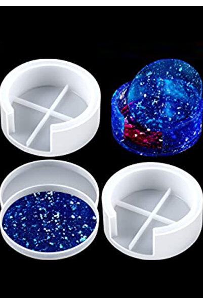 GLANCE Epoksi Silikon Kalıp - Küllük Altlık 10x10cm 425