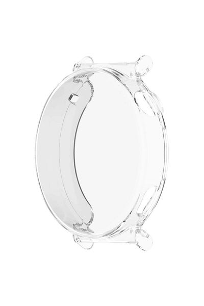 REDz Accessories Soft Protection Case with Cover, Huawei Watch GT5 (41MM), Screen Protector, Silicone, Transparent