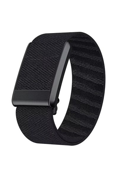 REDz Accessories Luxe Strap, Whoop Compatible, Sporty Look, Elastic Fabric, Black