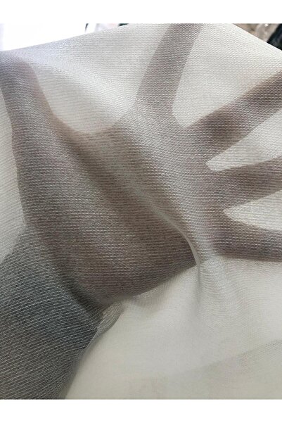 Taç Rüyaper Bamboo Floor Luxury Tulle Curtain (1/3 Tight Pleat)