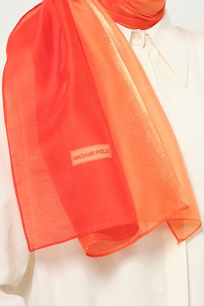 Madame Polo Amber Gradient Shawl Multicolored Wrinkle-Free Fabric