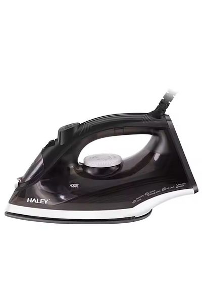 HALEY Electric Handheld Iron, HALEY, 1400W, Pressure, Steam, Black